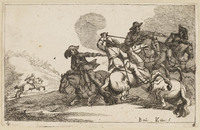 TvB G 3322
<br/>
Varie pugnae militares (4)
<br/>
<em>Monogrammist: IB</em>